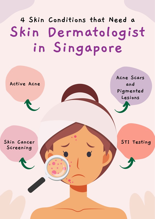 4 Skin Conditions that Need a Skin Dermatologist in Singapore
